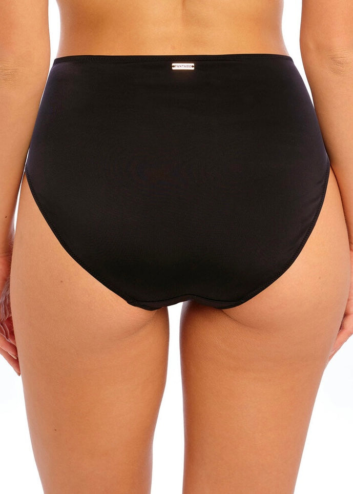 East Hampton High Waist Bikini Brief Black