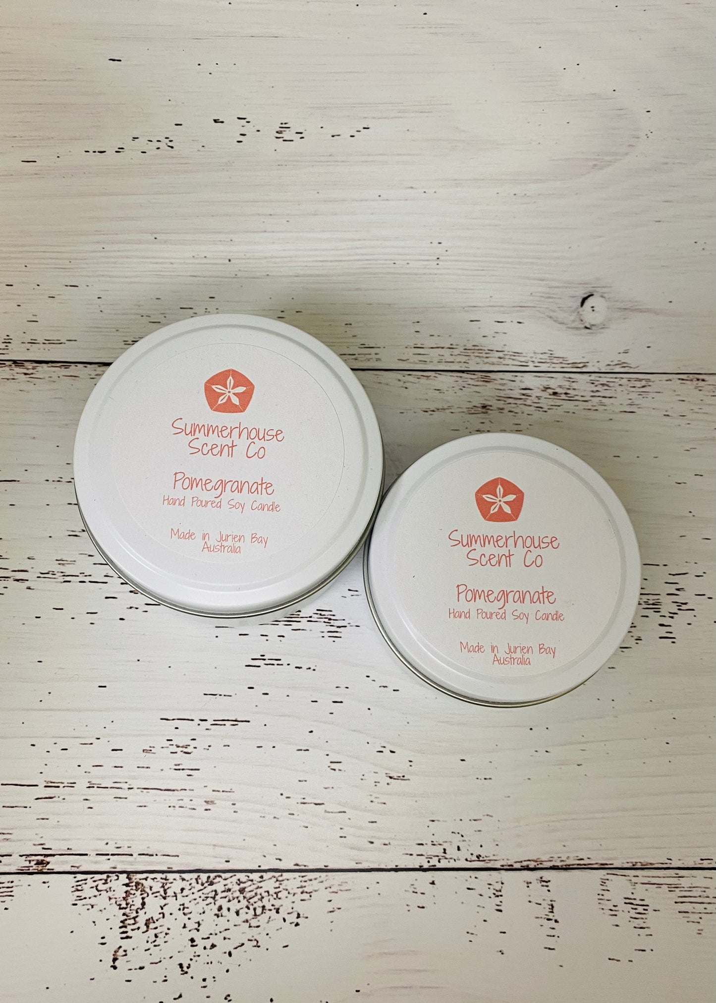 Pomegranate Soy Candle Tin
