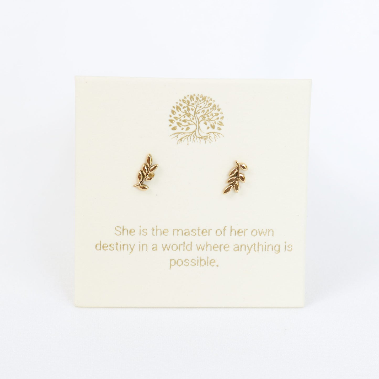 Lotus Earrings in Gold or Silver