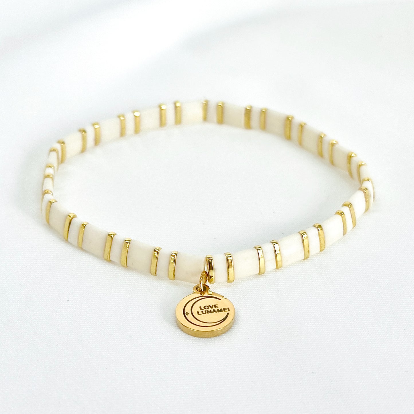 Love Bracelet Off White and Gold