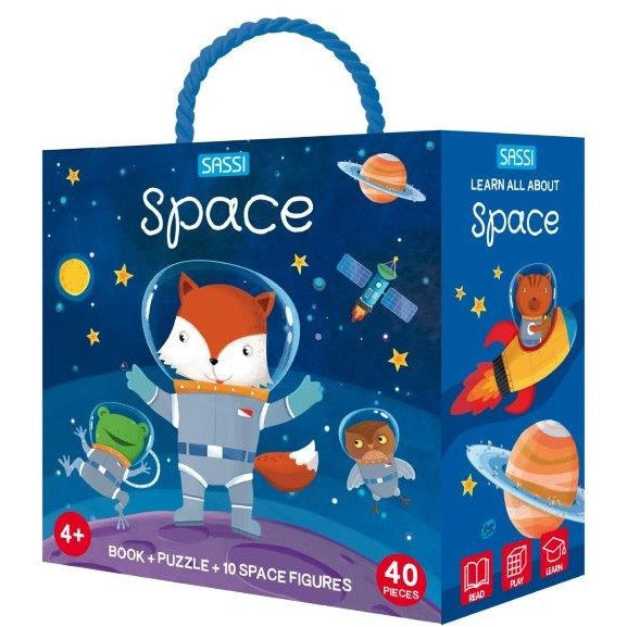 Space 3D Puzzle & Book Set