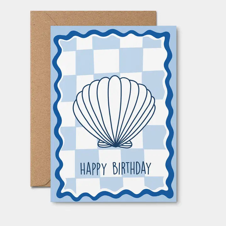 Blue Shell Birthday Card
