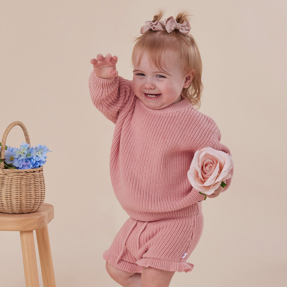 Rosa Oversized Cotton Knit Jumper