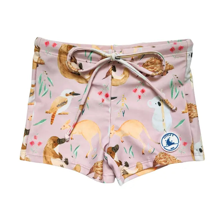 Swim Shorts-Aussie Animals Approx 2 year