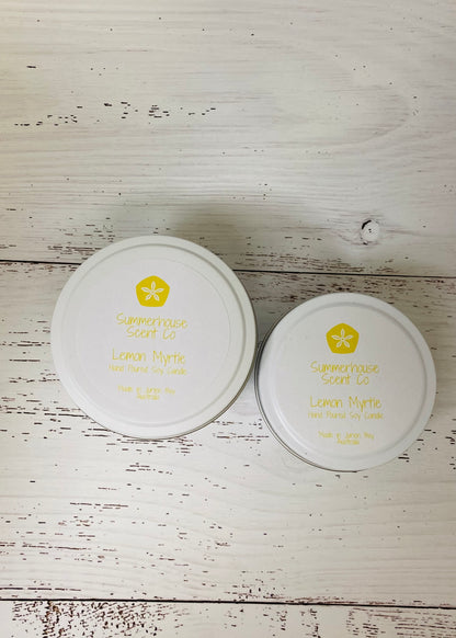 Lemon Myrtle Soy Candle Tin