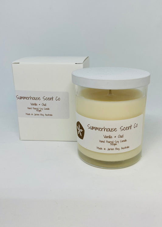 Vanilla & Oud Soy Candle Large