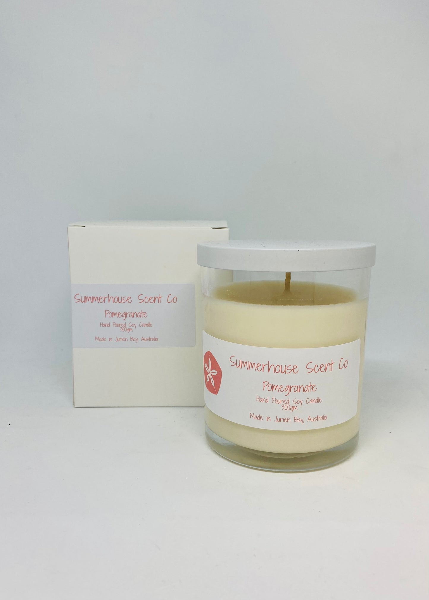 Pomegranate Soy Candle Large