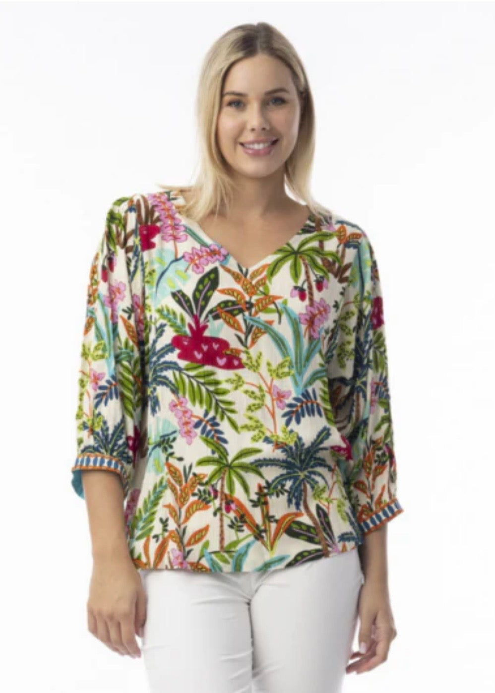 Ovahe V Neck Top