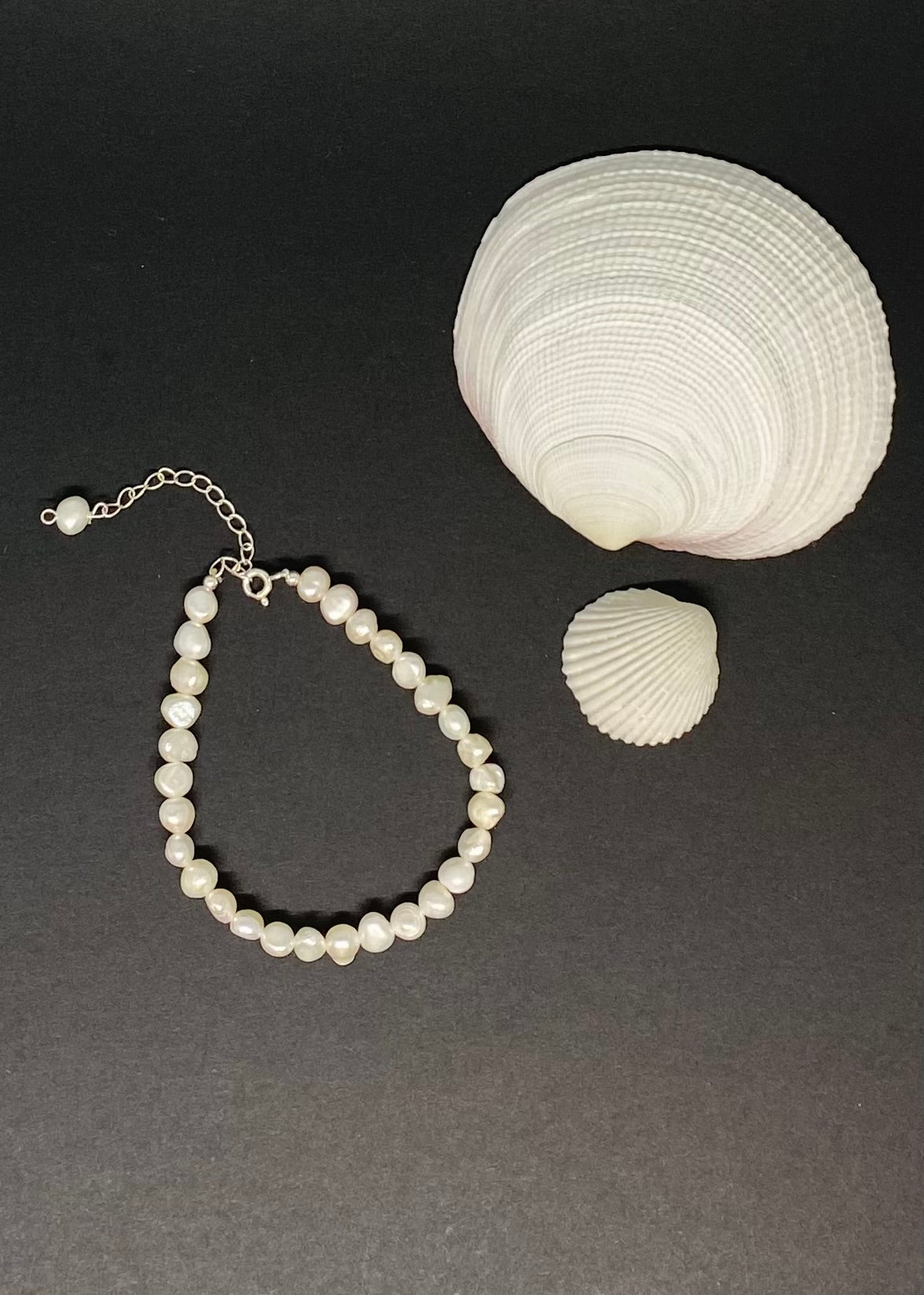 Kailani Pearl Silver Bracelet