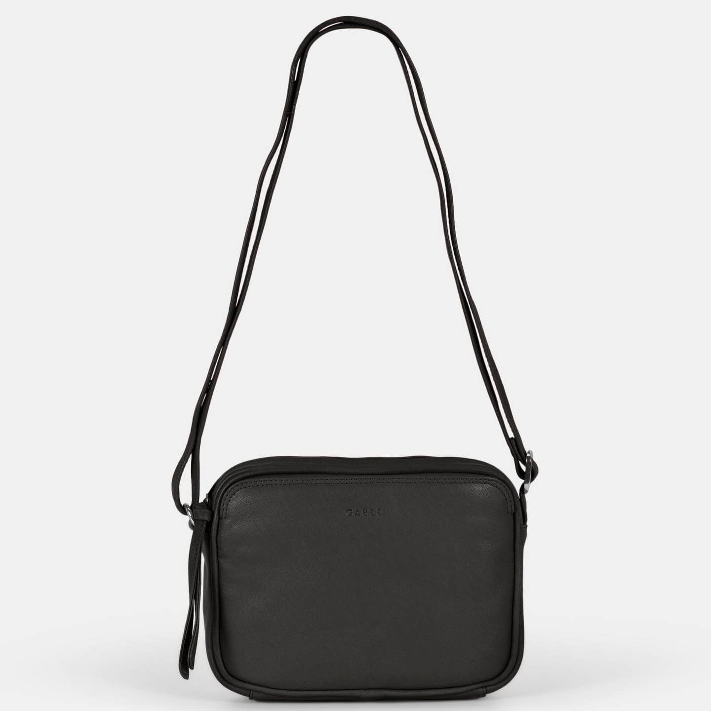 Darcy Leather Crossbody Bag Black