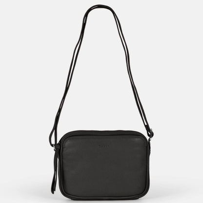 Darcy Leather Crossbody Bag Black