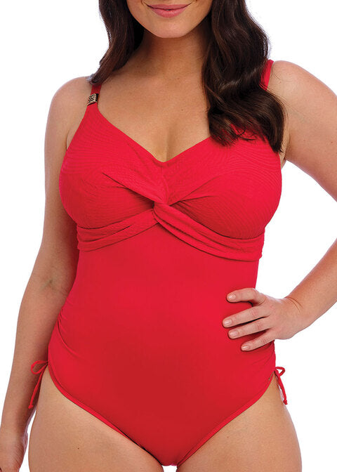Ottawa Radiant Red Twist Swimsuit