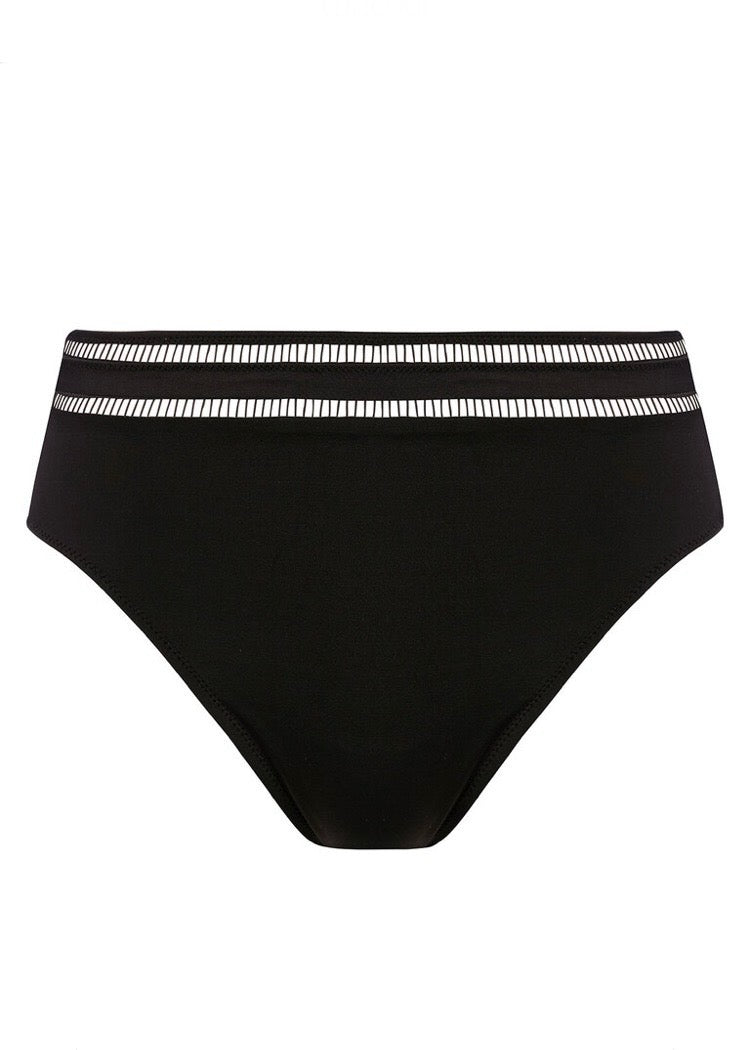 East Hampton High Waist Bikini Brief Black