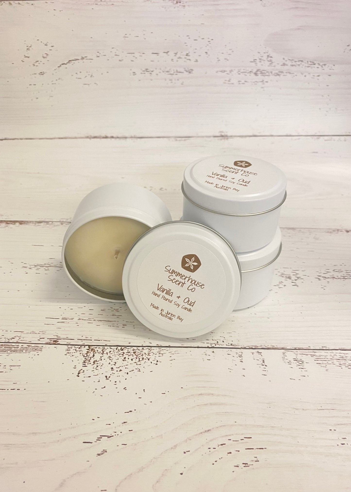 Vanilla & Oud Soy Candle Tin