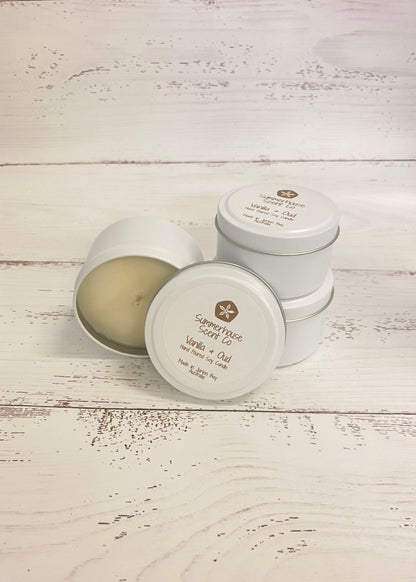 Vanilla & Oud Soy Candle Tin