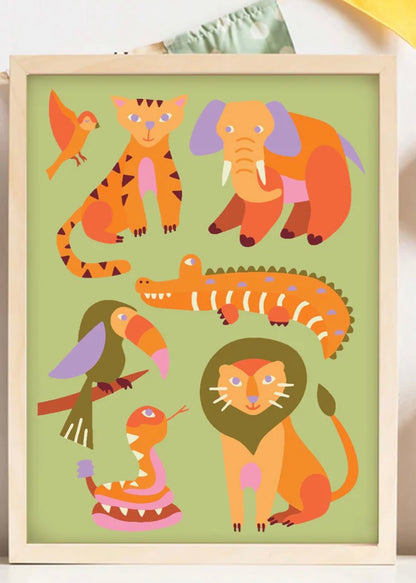 Little Safari Kids Paint by Numbers