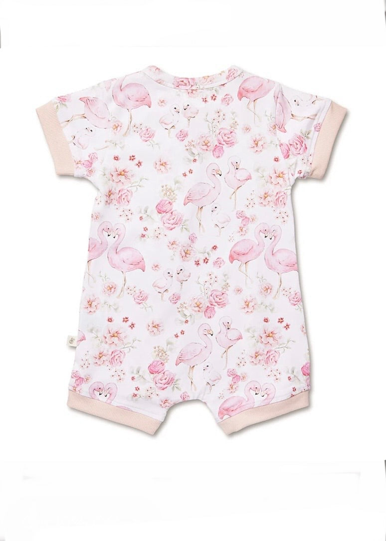 Flamingo Organic Snuggle Shortie