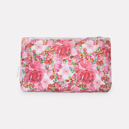 Flourish Pink Small Cosmetic Bag