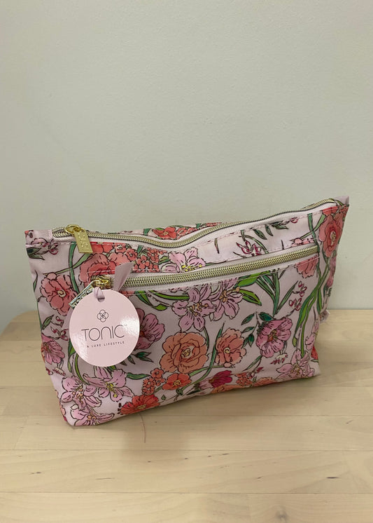 Large Cosmetic Bag Fleur Rose