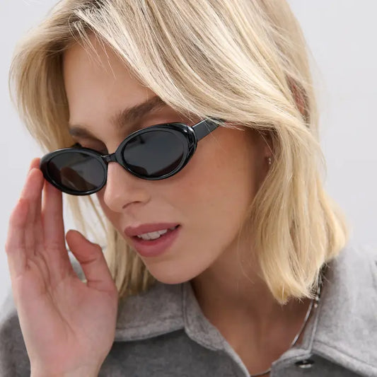 Anderson Oval Sunglasses Black