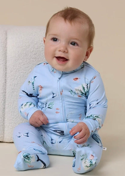Ocean Blue Romper
