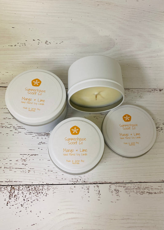 Mango & Lime Soy Candle Tin