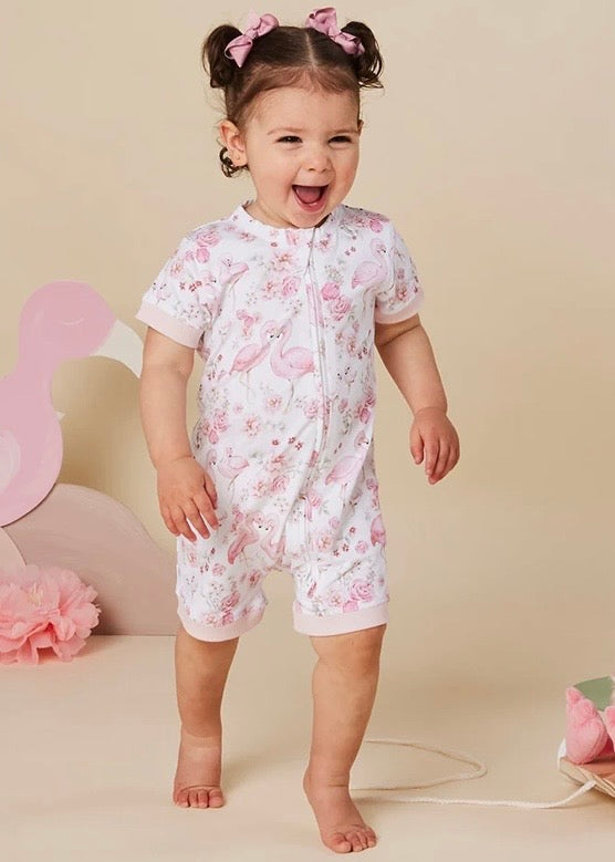 Flamingo Organic Snuggle Shortie