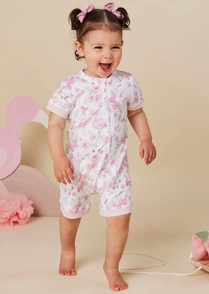 Flamingo Organic Snuggle Shortie