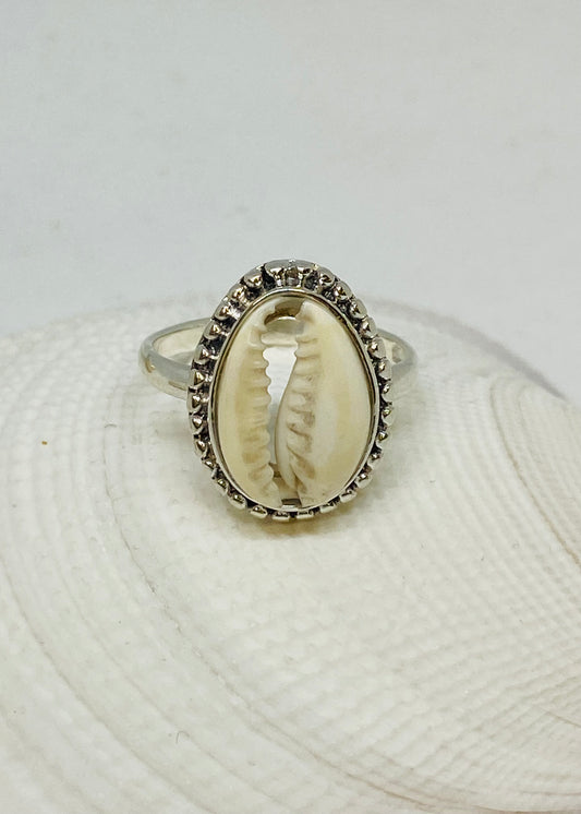 Kailani Cowrie Ring