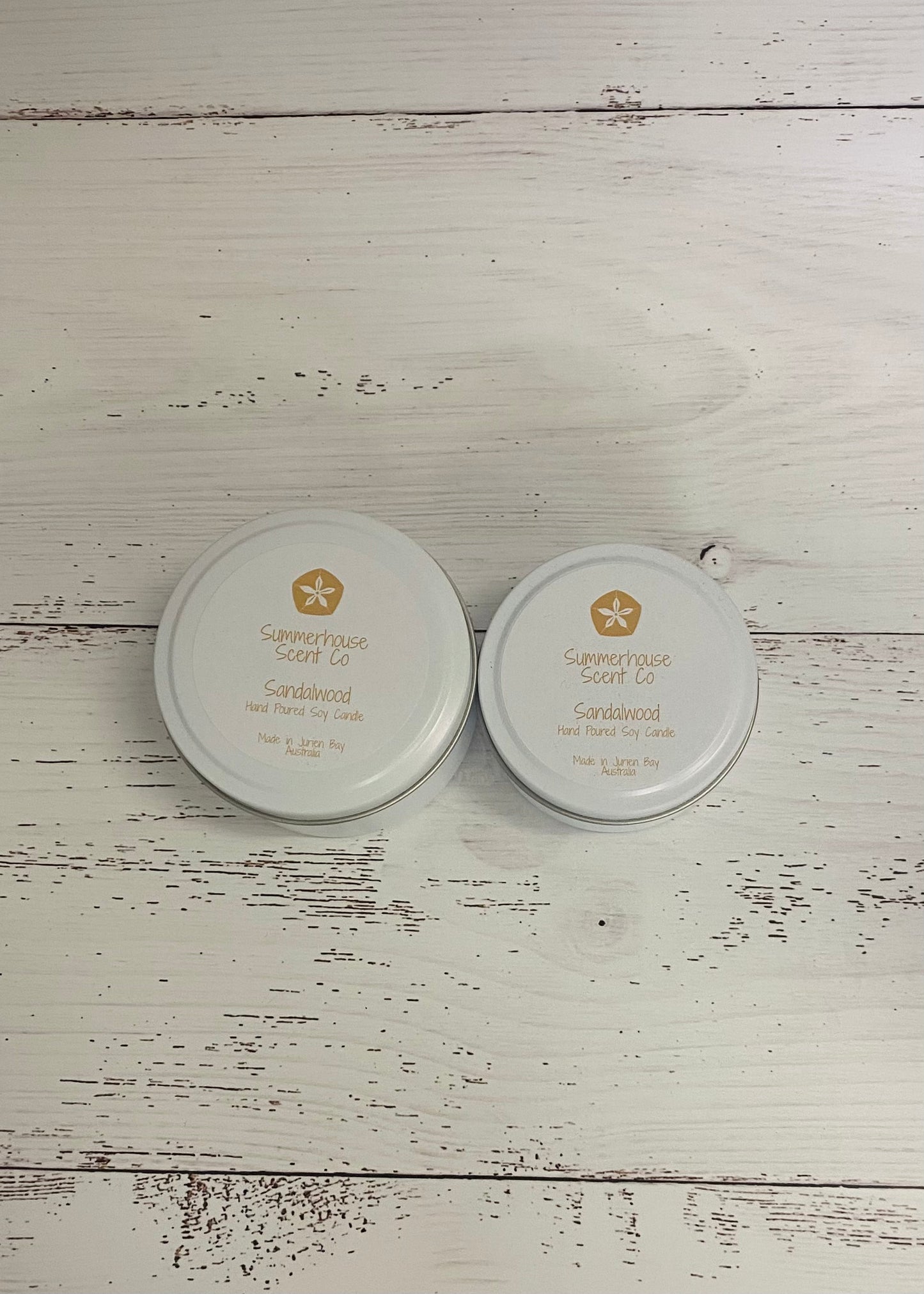 Sandalwood Soy Candle Tin