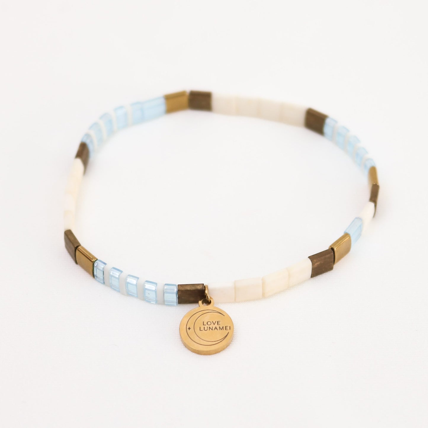 Love bracelet Blue and Chocolate