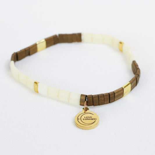 Love Bracelet Bronze and Cream