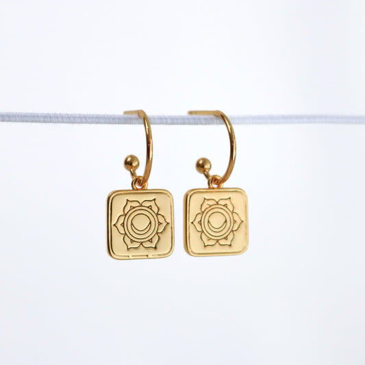 Sacred Earrings in Gold