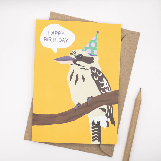 Kookaburra birthday Card
