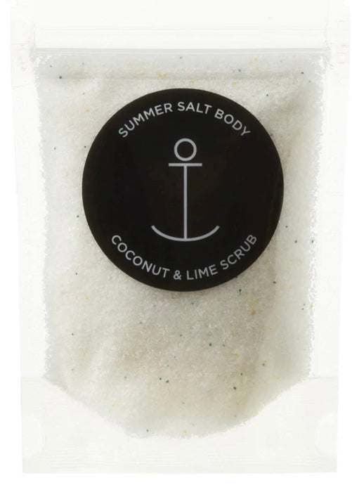 Mini Coconut & Lime Salt Scrub 40g