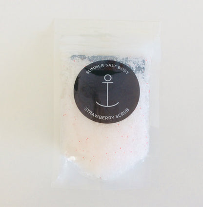 Mini Strawberry Salt Scrub 40g
