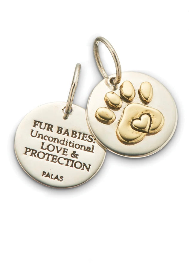 Paw Print Fur Babies Charm